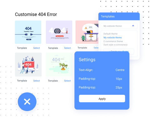 custom 404 template